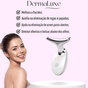 DermaLuxe - Dispositivo 3 em 1 - Rejuvenescimento Facial